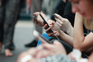 Gen Z on phone