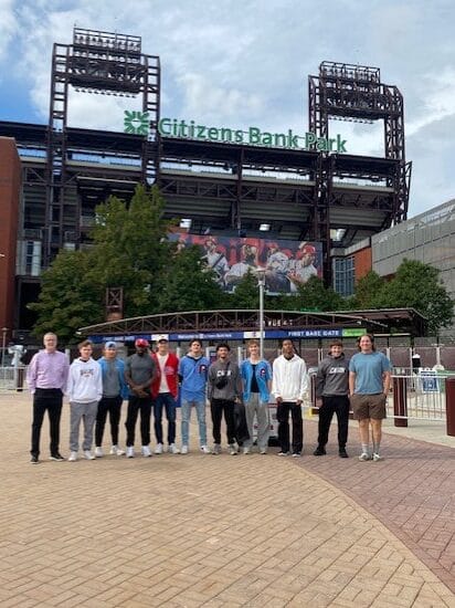 Cairn sport management students visit Citizens Bank Park