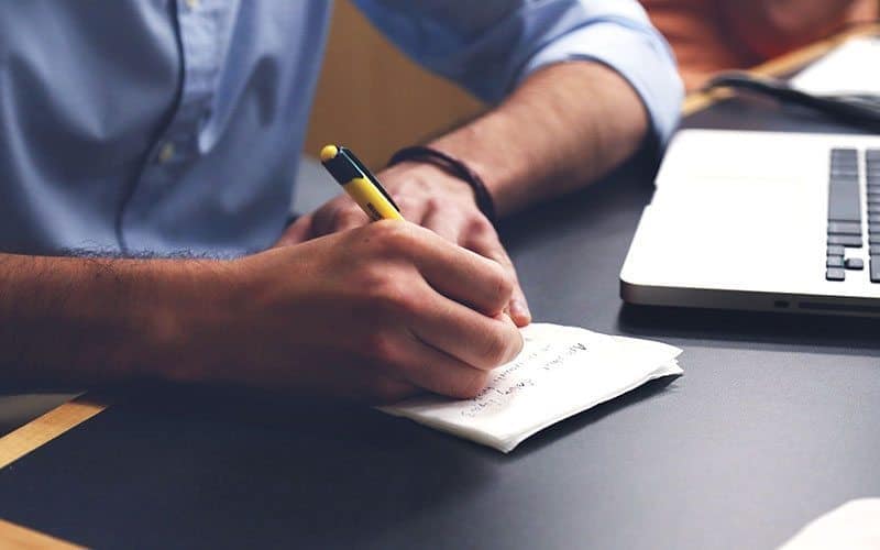 writing a list